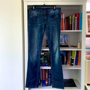 Benetton straight low-rise jeans